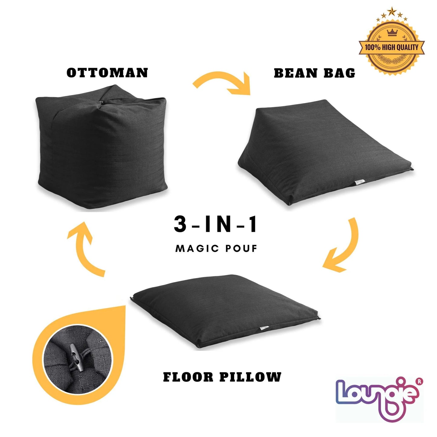 Loungie Bean Bag Chair
