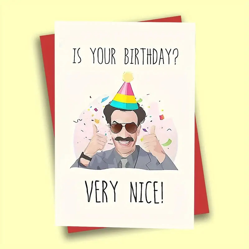 Borat Very Nice Card