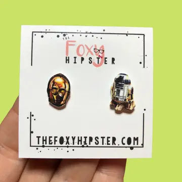C-3PO/R2 Earrings