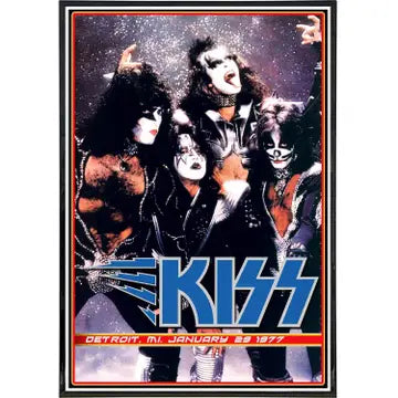 Framed Kiss Poster Print