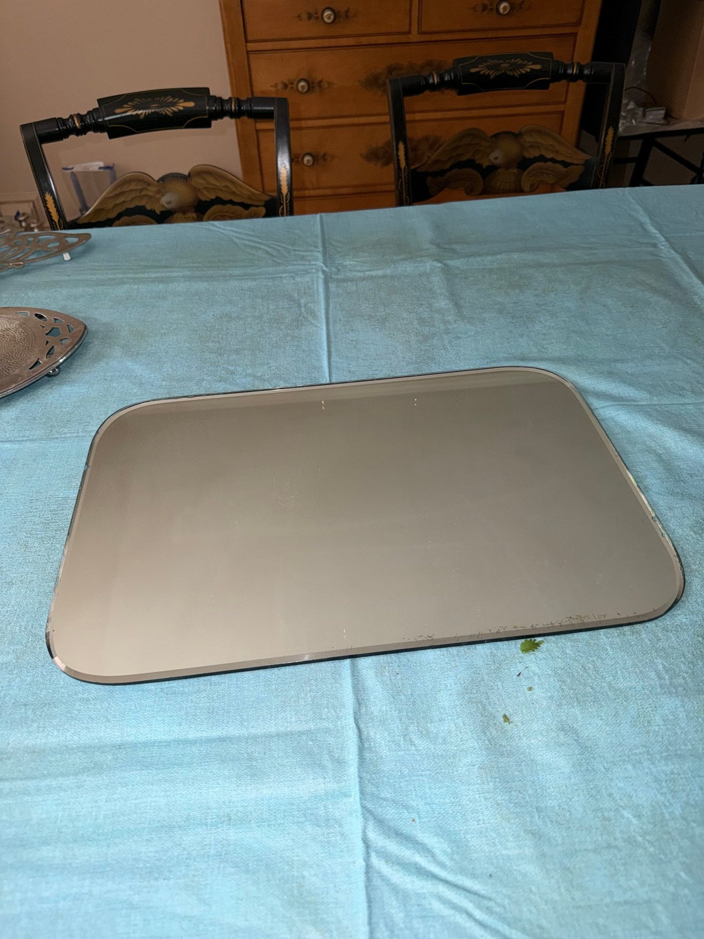 Beveled Mirror Tray