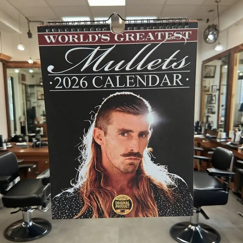 World's Greatest Mullets Calendar 2026