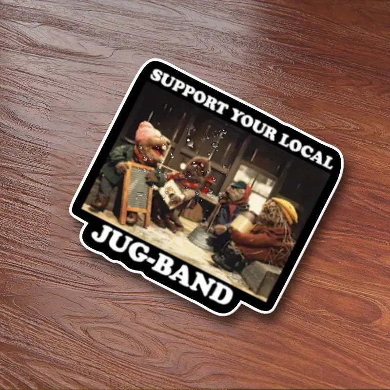 Jug Band Vinyl Decal