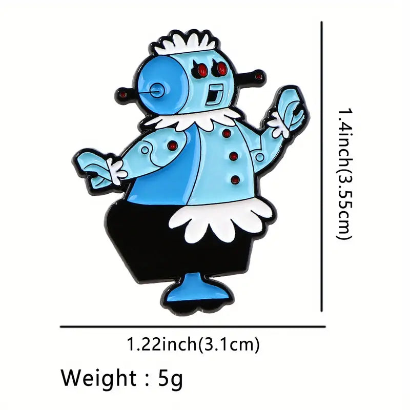 Rosie Jetsons Enamel Pin