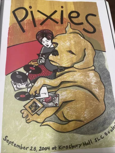 Pixies Poster (Reprint) Framed