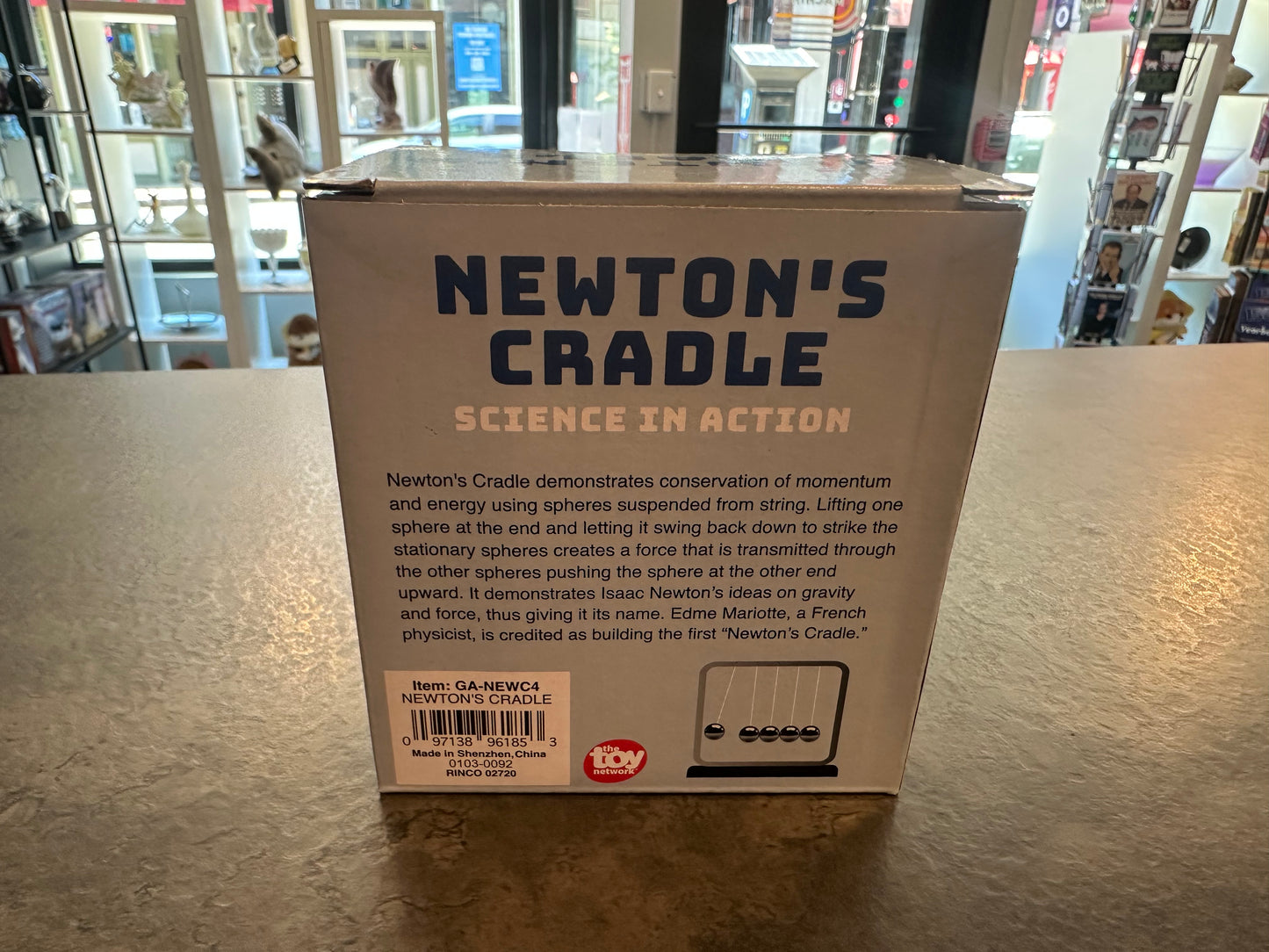 Desktop Newton's Cradle 4.25"