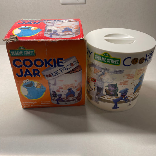 Sesame Street Melamine Cookie Jar