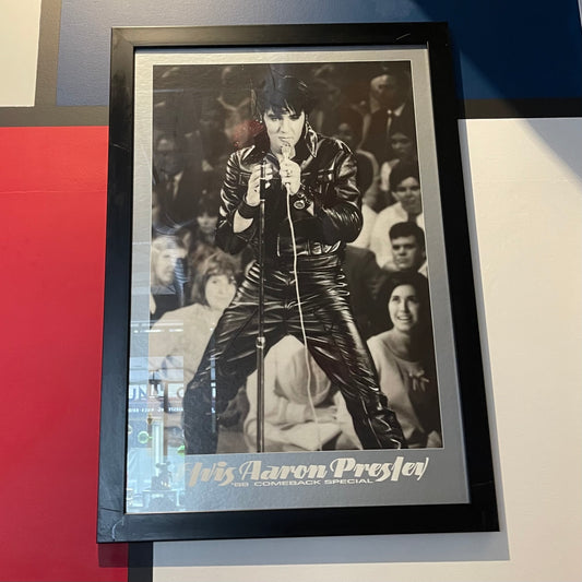 Framed Elvis Poster