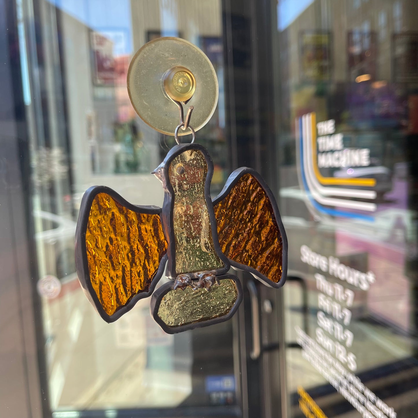 Stained Glass Eagle Sun-catcher