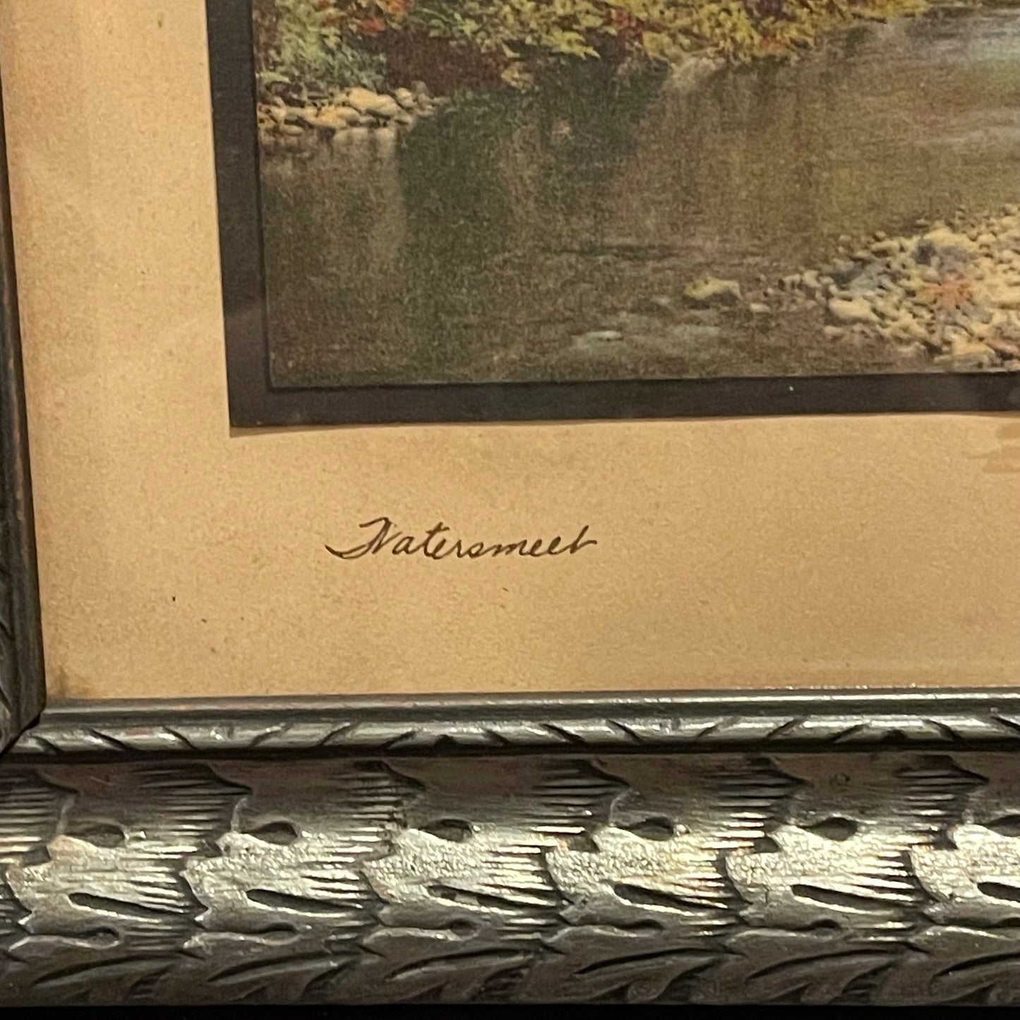 Framed Watersmeet Print