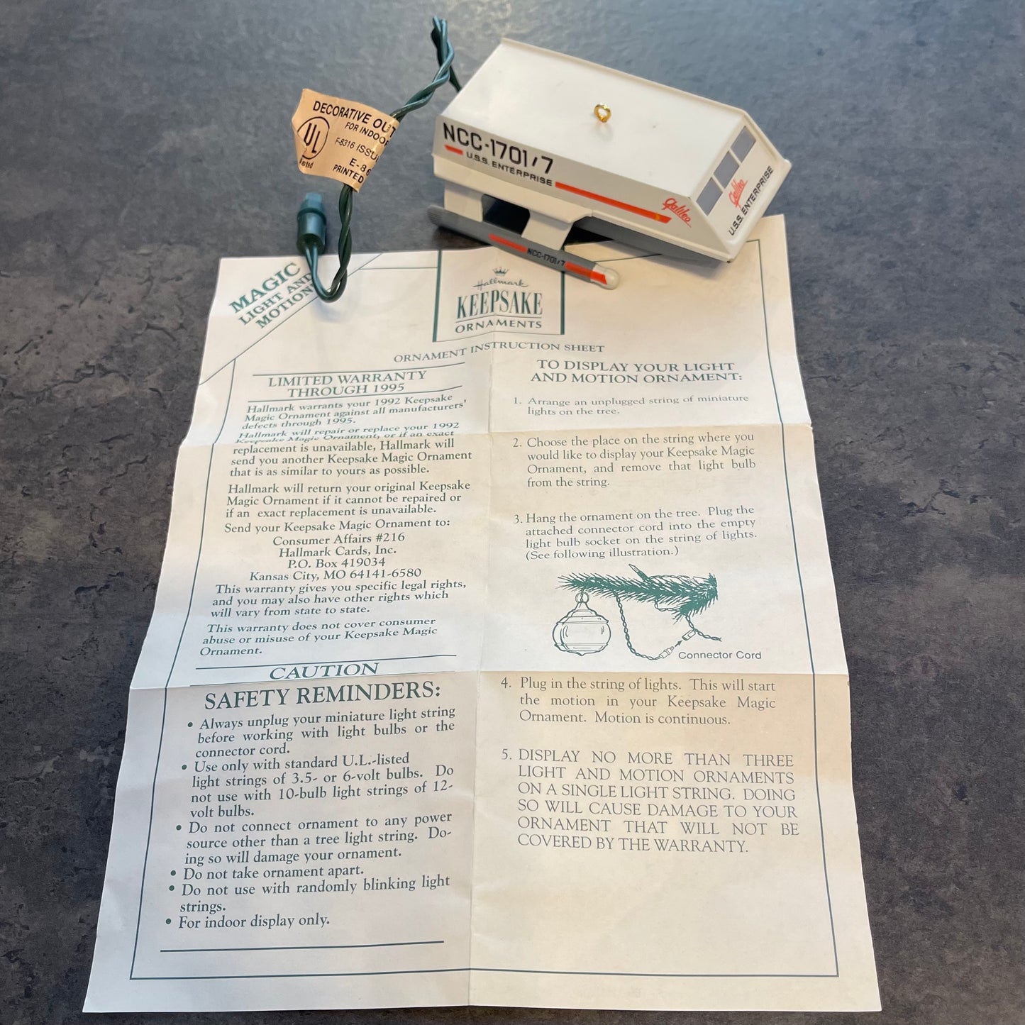 Star Trek Shuttlecraft Galileo Hallmark Ornament