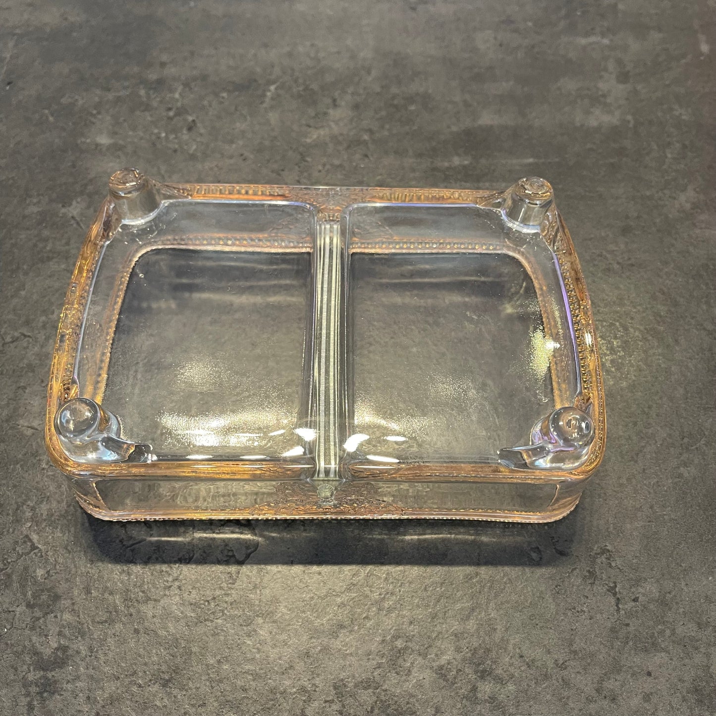 Jeanette Glass Playing Card Dish