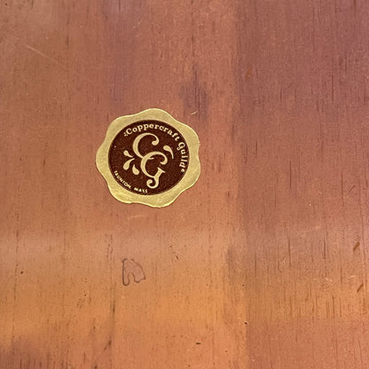 Copper Wall Tradesman Plaque