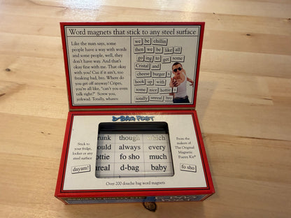 Magnetic Poetry Kit - D-Bag Poet