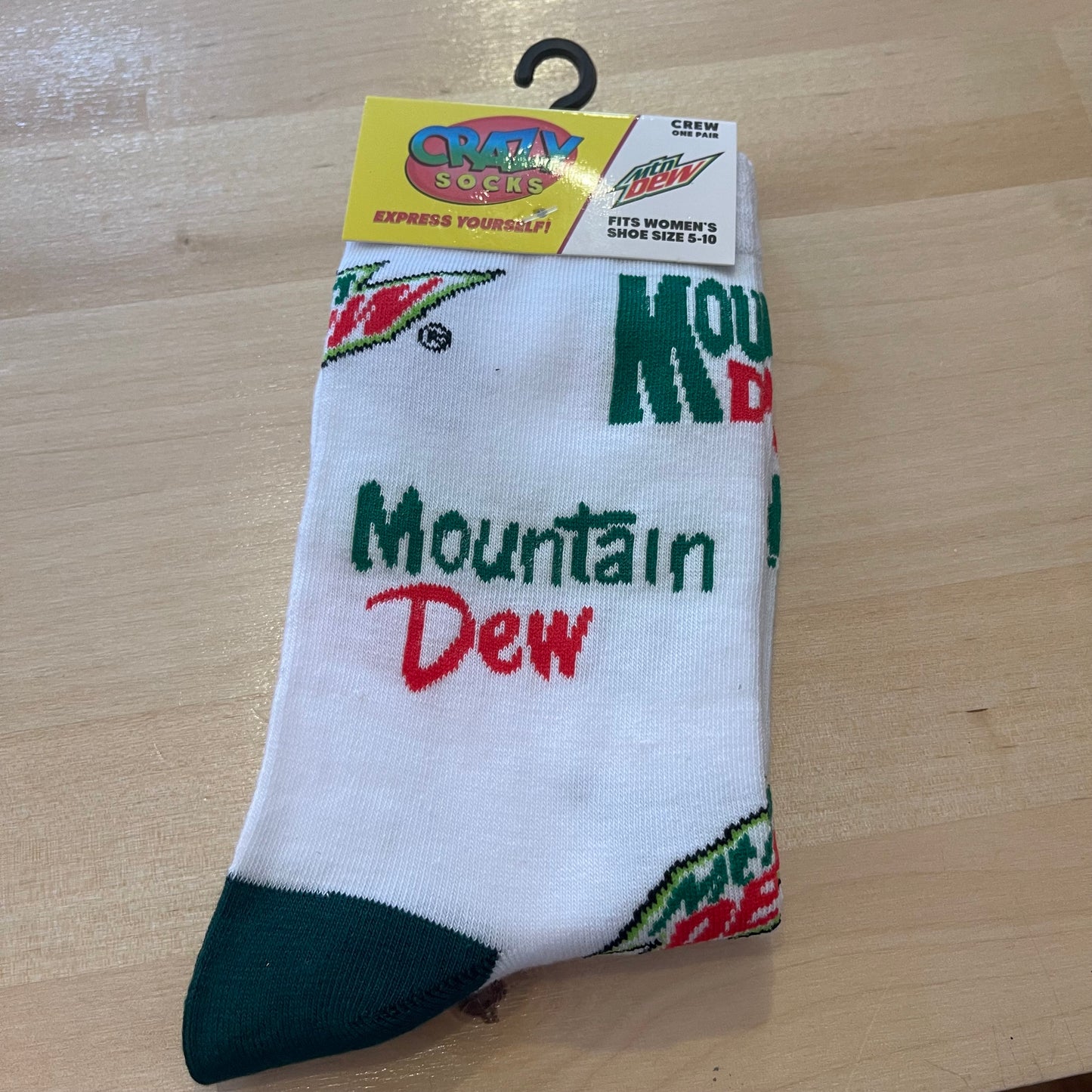 Mountain Dew Socks