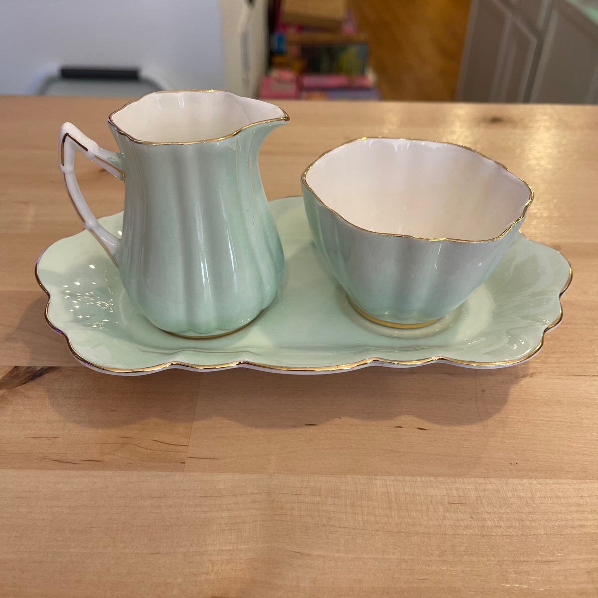 Old Royal 3 Piece Sugar and Creamer set
