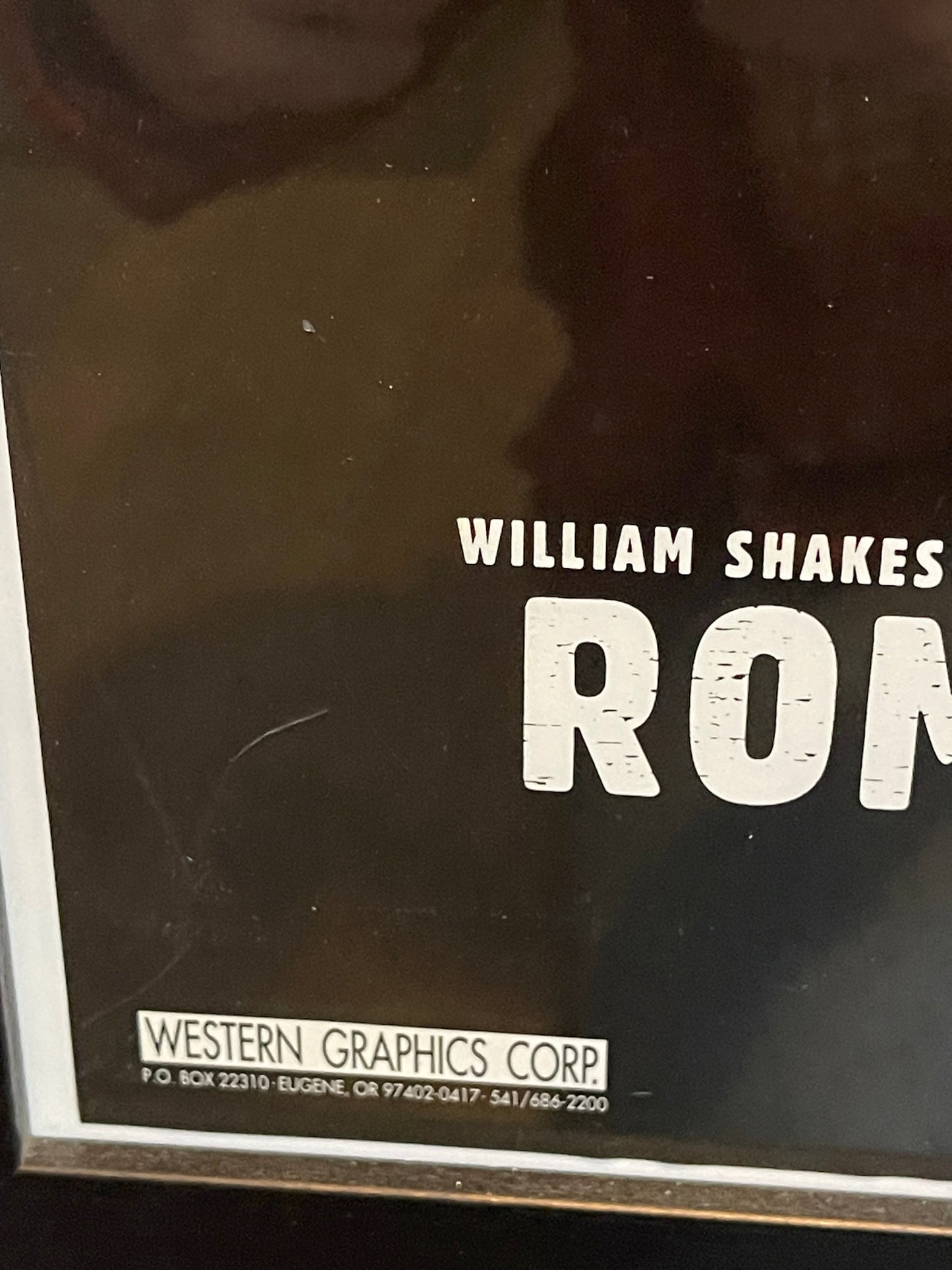 Framed Romeo & Juliet Leo Poster
