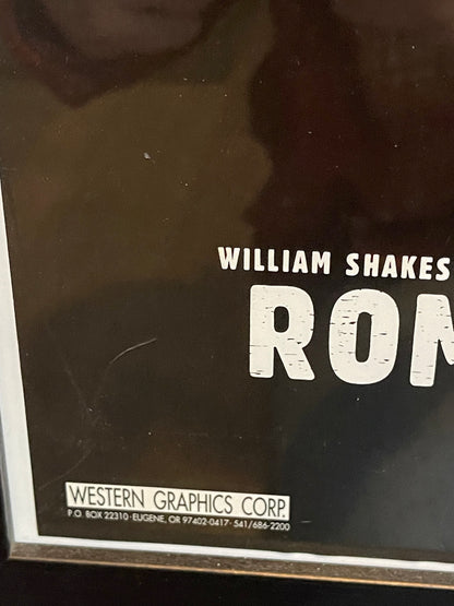 Framed Romeo & Juliet Leo Poster