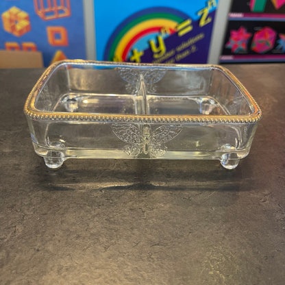 Jeanette Glass Playing Card Dish