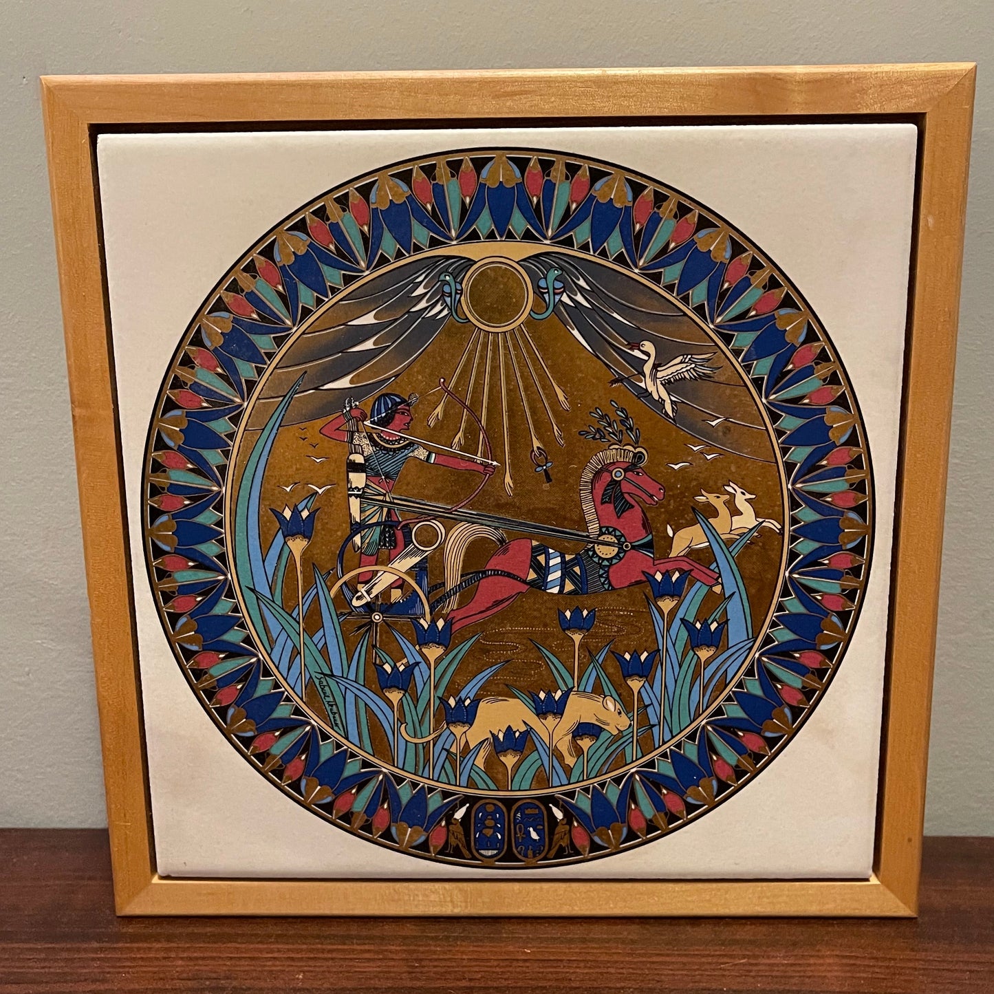 Sabine Neubauer Painted Tile Box
