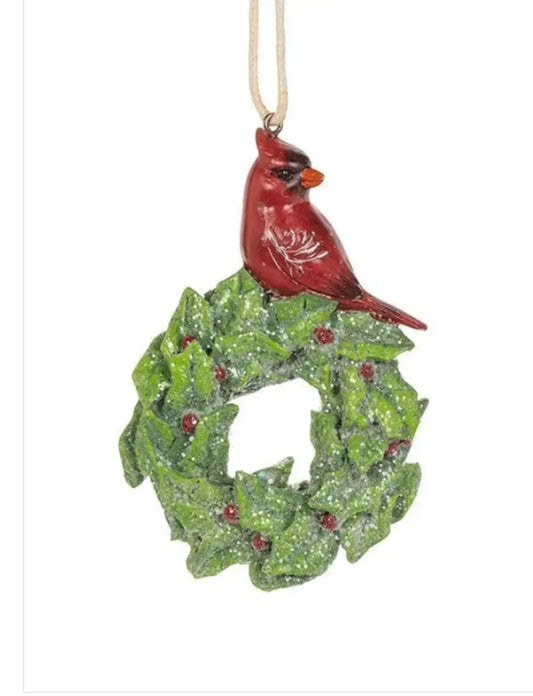 Cardinal Wreath Ornament
