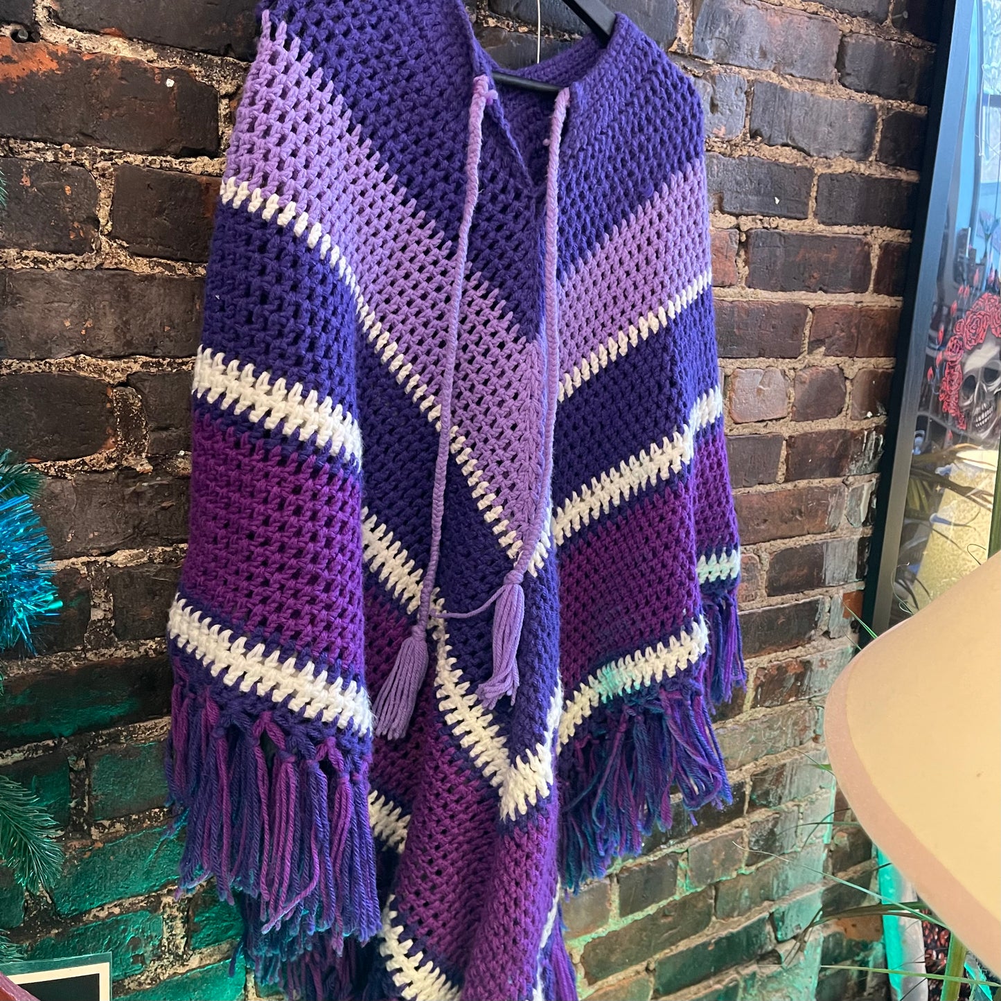 Vintage Crochet Poncho