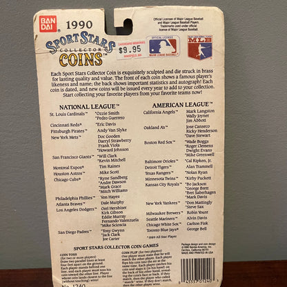 Bandai 1990 Nolan Ryan Collectors Coin