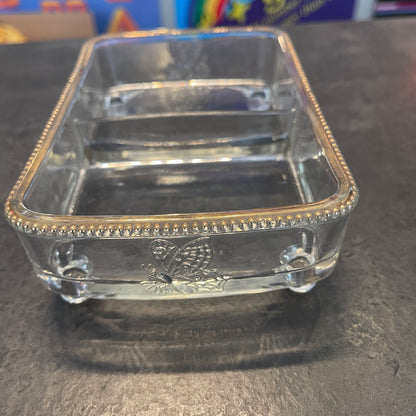 Jeanette Glass Playing Card Dish