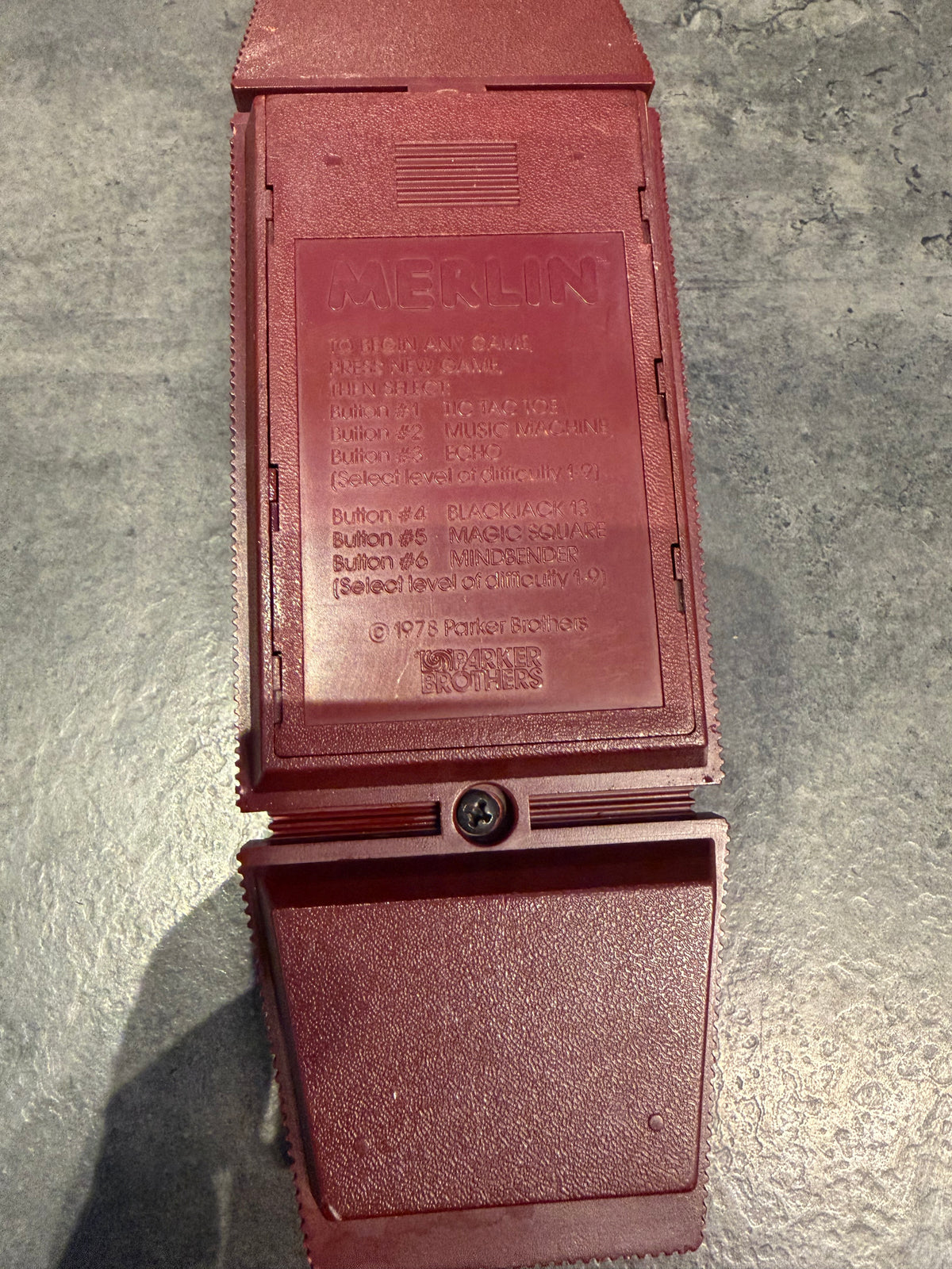 Merlin Electronic Toy