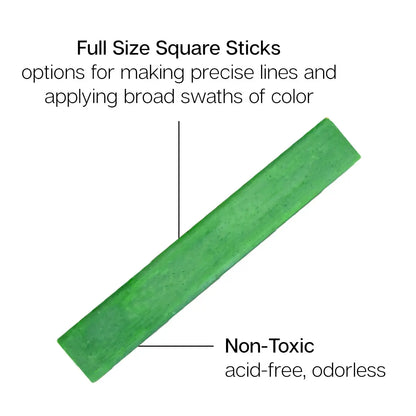 Square Chalk Pastels 24 Pc