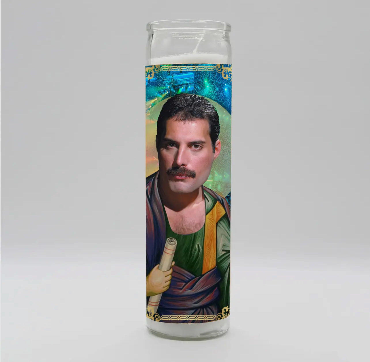 Saint Freddie Mercury Candle