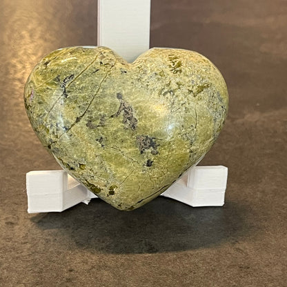 Serpentine Carved Heart