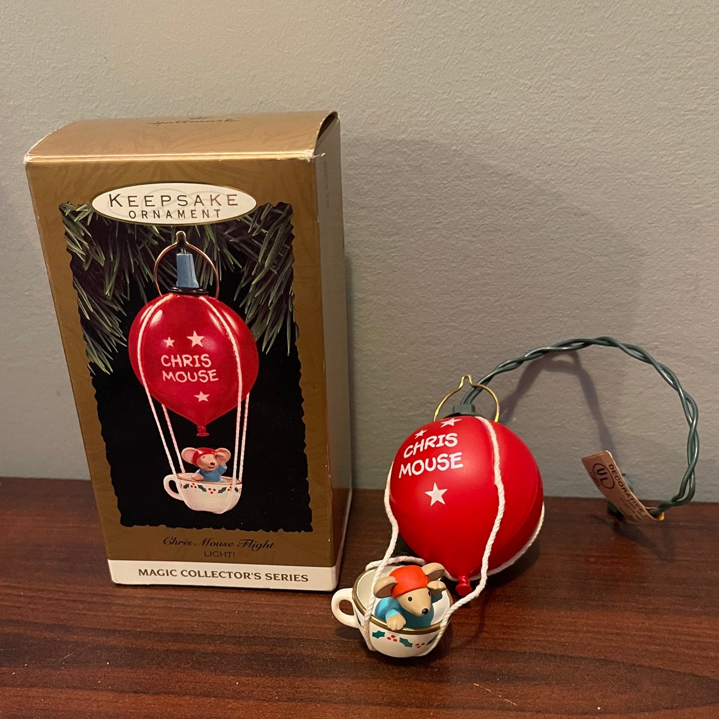 Hallmark Chris Mouse Flight Ornament