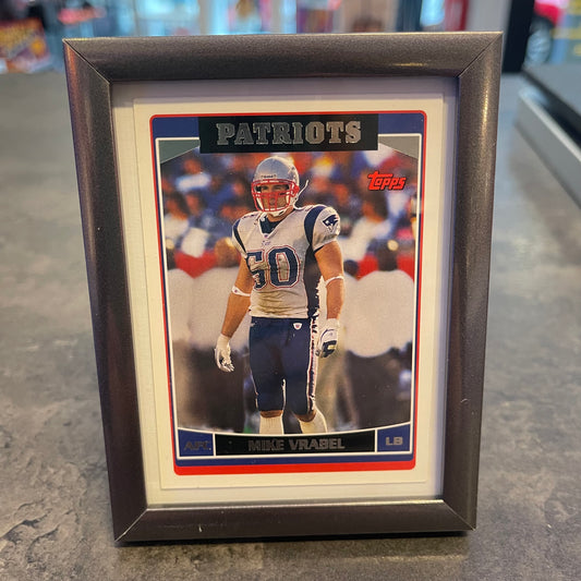 2006 Framed Mike Vrabel Card