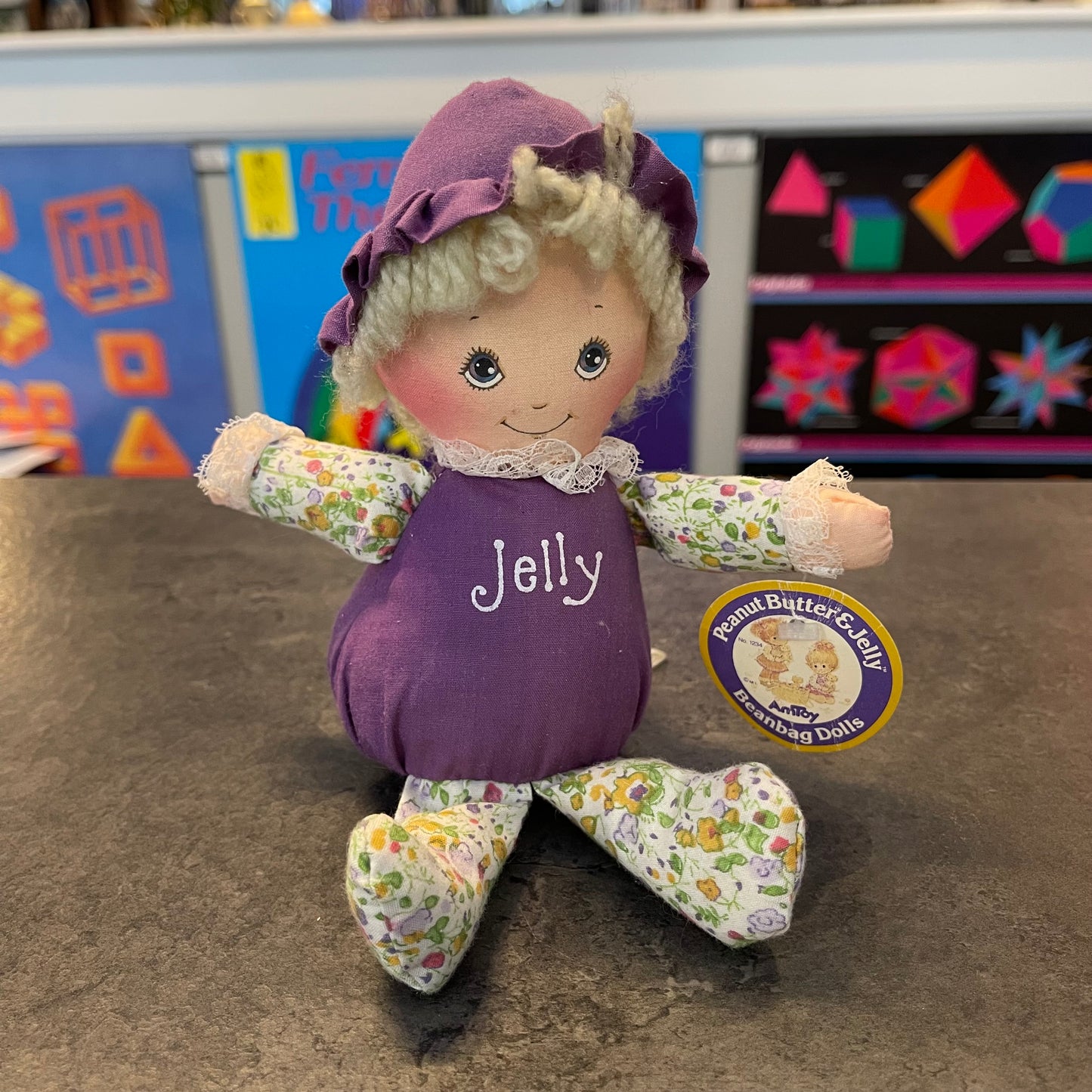Jelly Beanbag Doll AmToy with Tags