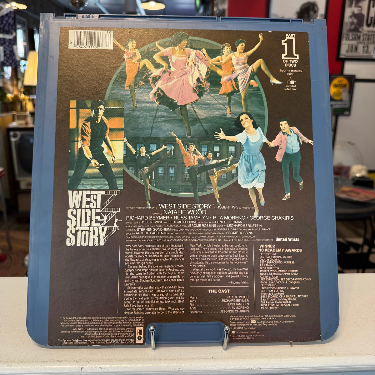 West Side Story CED Video Disc Set of 2