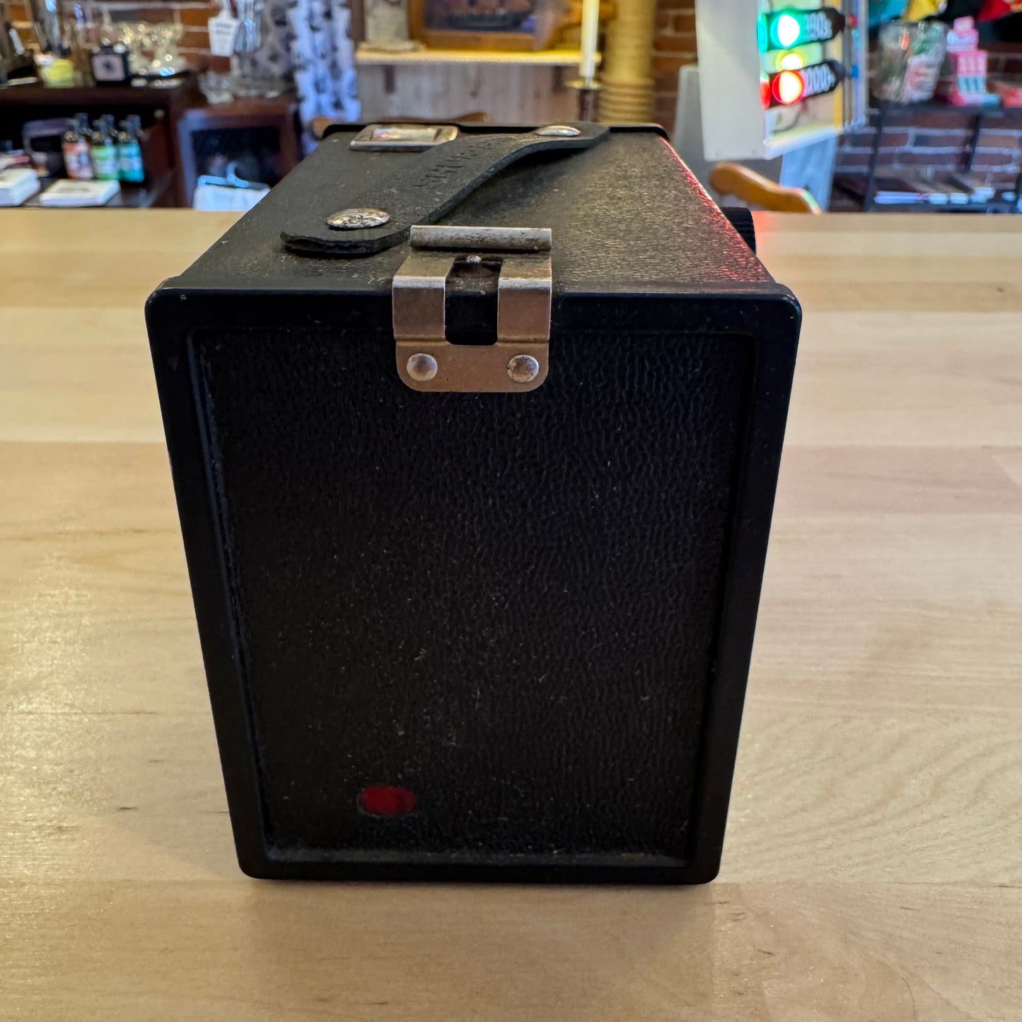 Vintage 1940s Ansco Shur-Shot Jr. Film Box Camera - Working Shutter