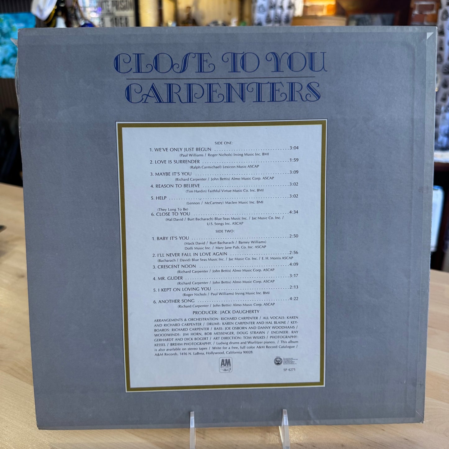Carpenters 'Close to You' Vinyl