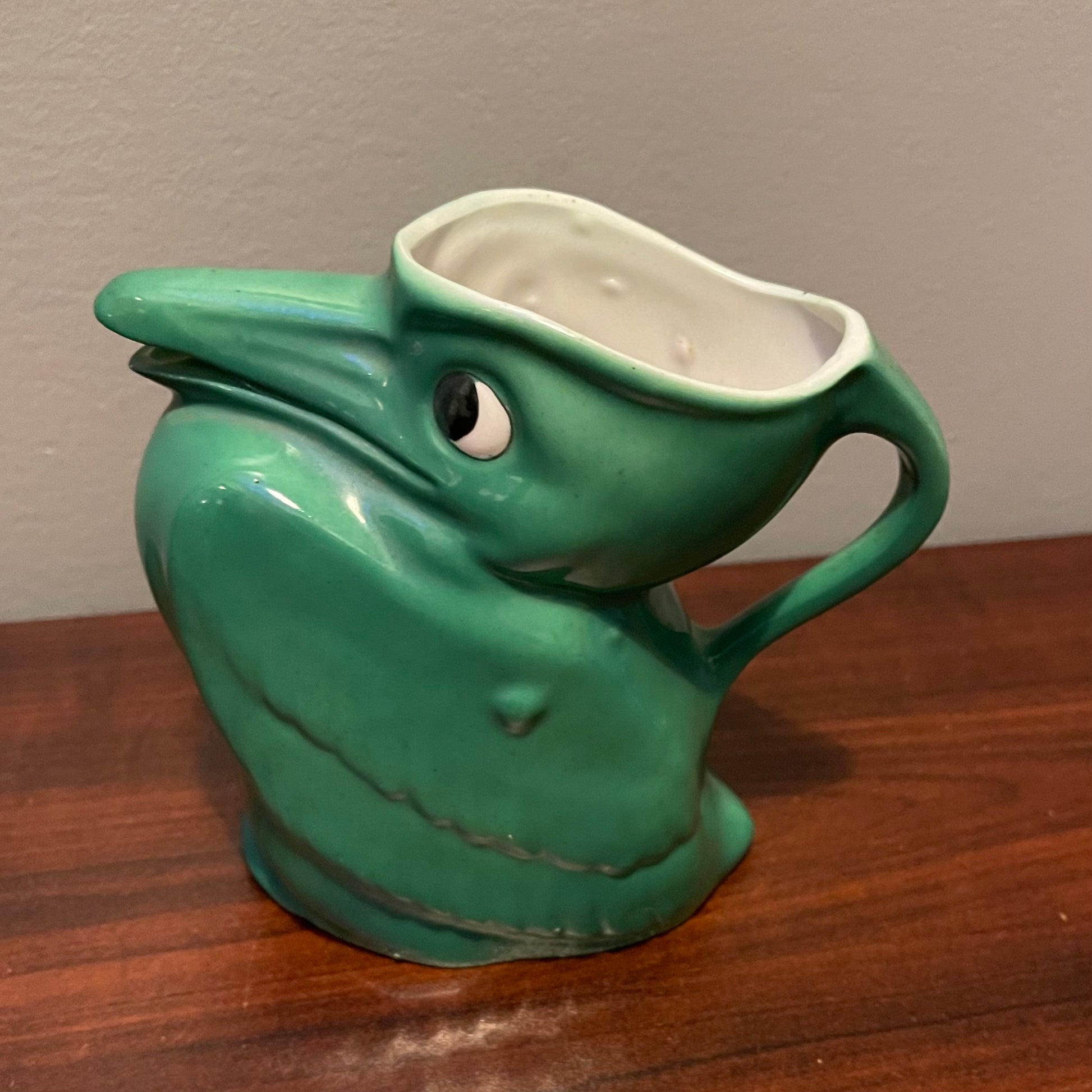 Green Pelican Pitcher
