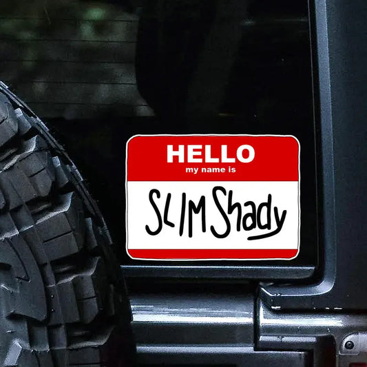 Slim Shady Vinyl Decal