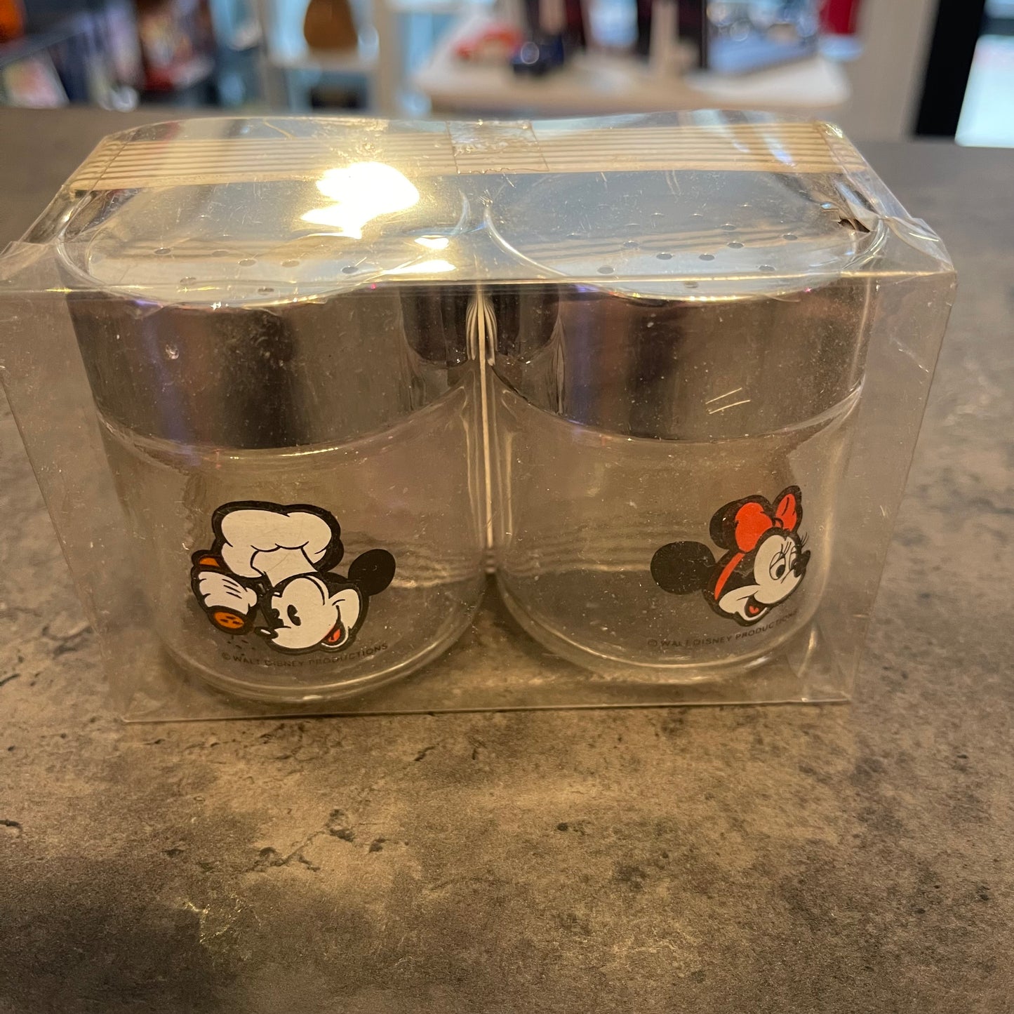 Mickey and Minnie Salt and Pepper Shakers