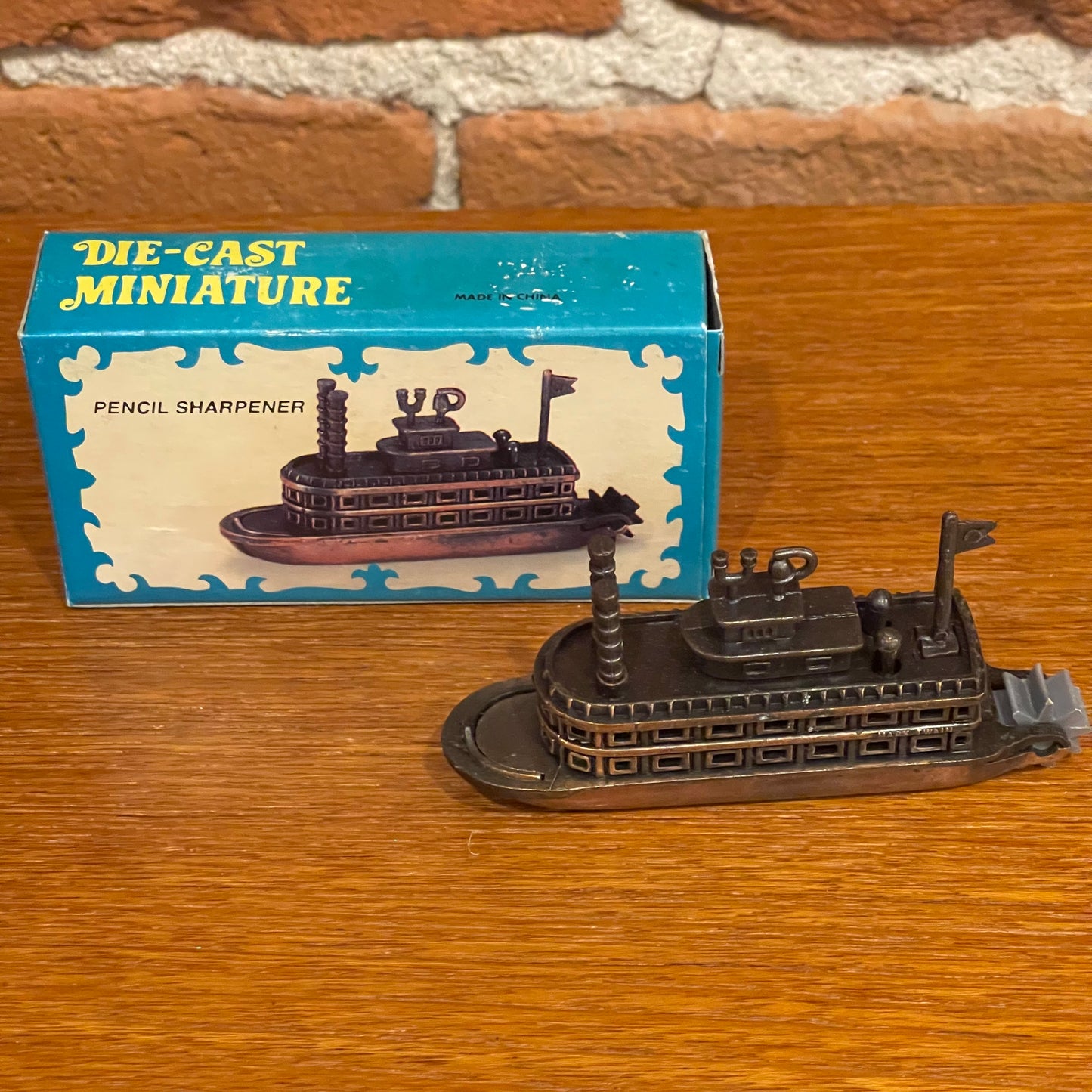 Die Cast Steamboat Pencil Sharpener