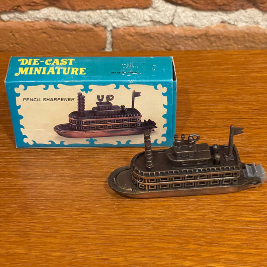 Die Cast Steamboat Pencil Sharpener