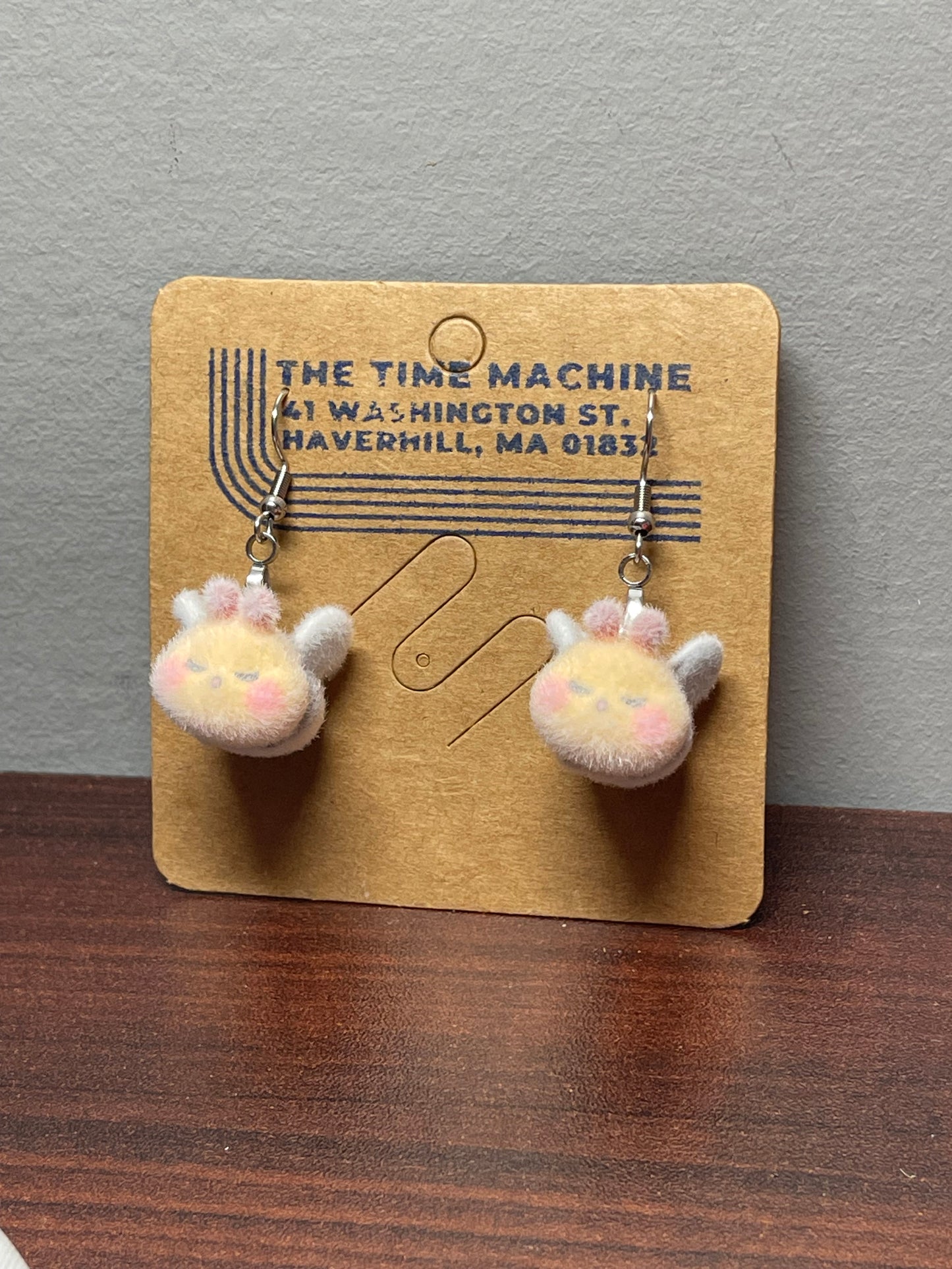 Fuzzy Bee Earrings