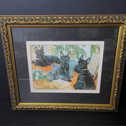 Scottie Dog Print
