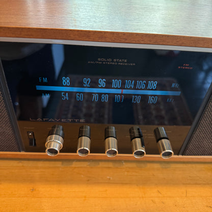 Vintage Lafayette AM/FM Radio Wood Works