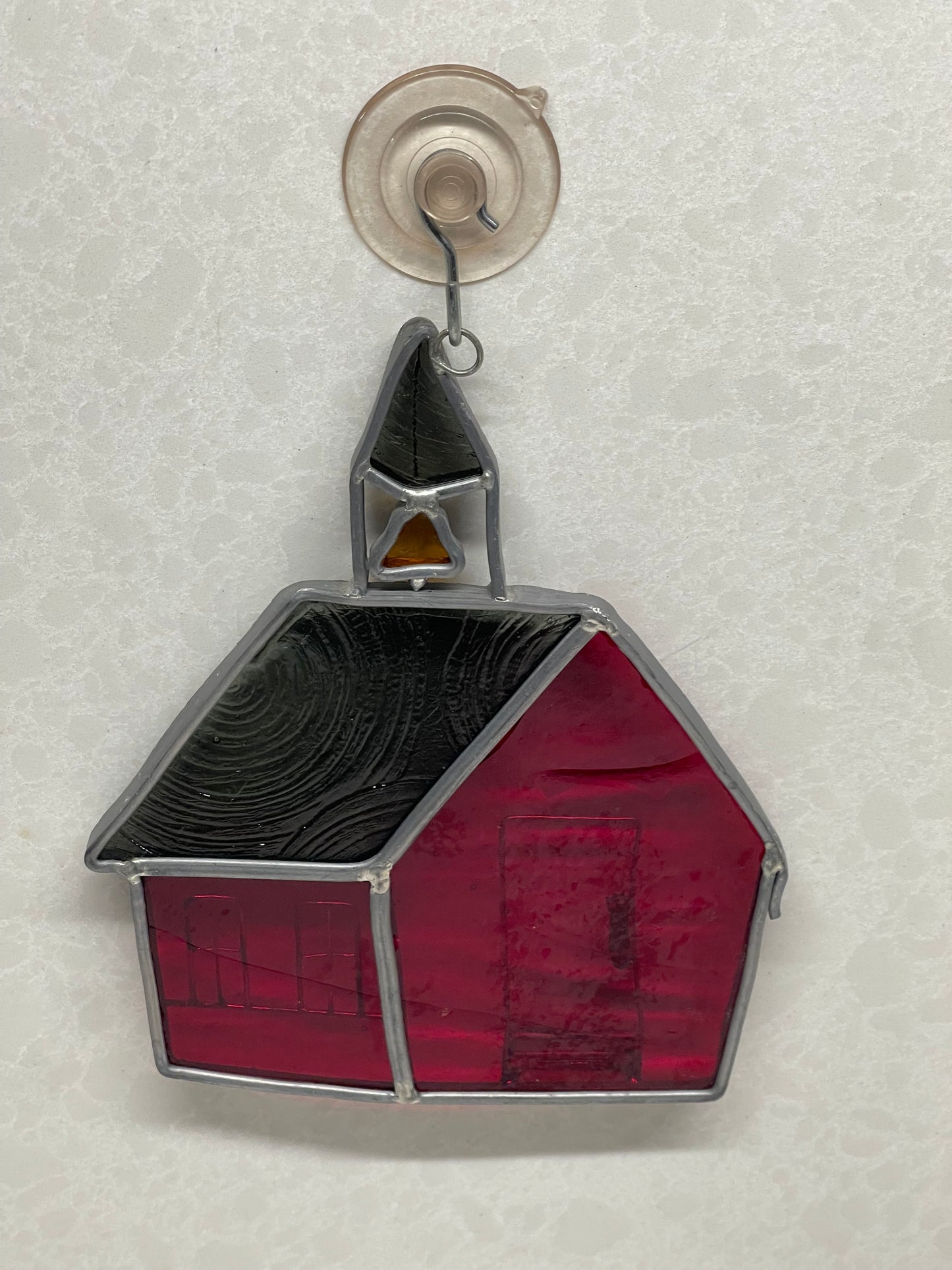 Stained Glass School House Sun-catcher