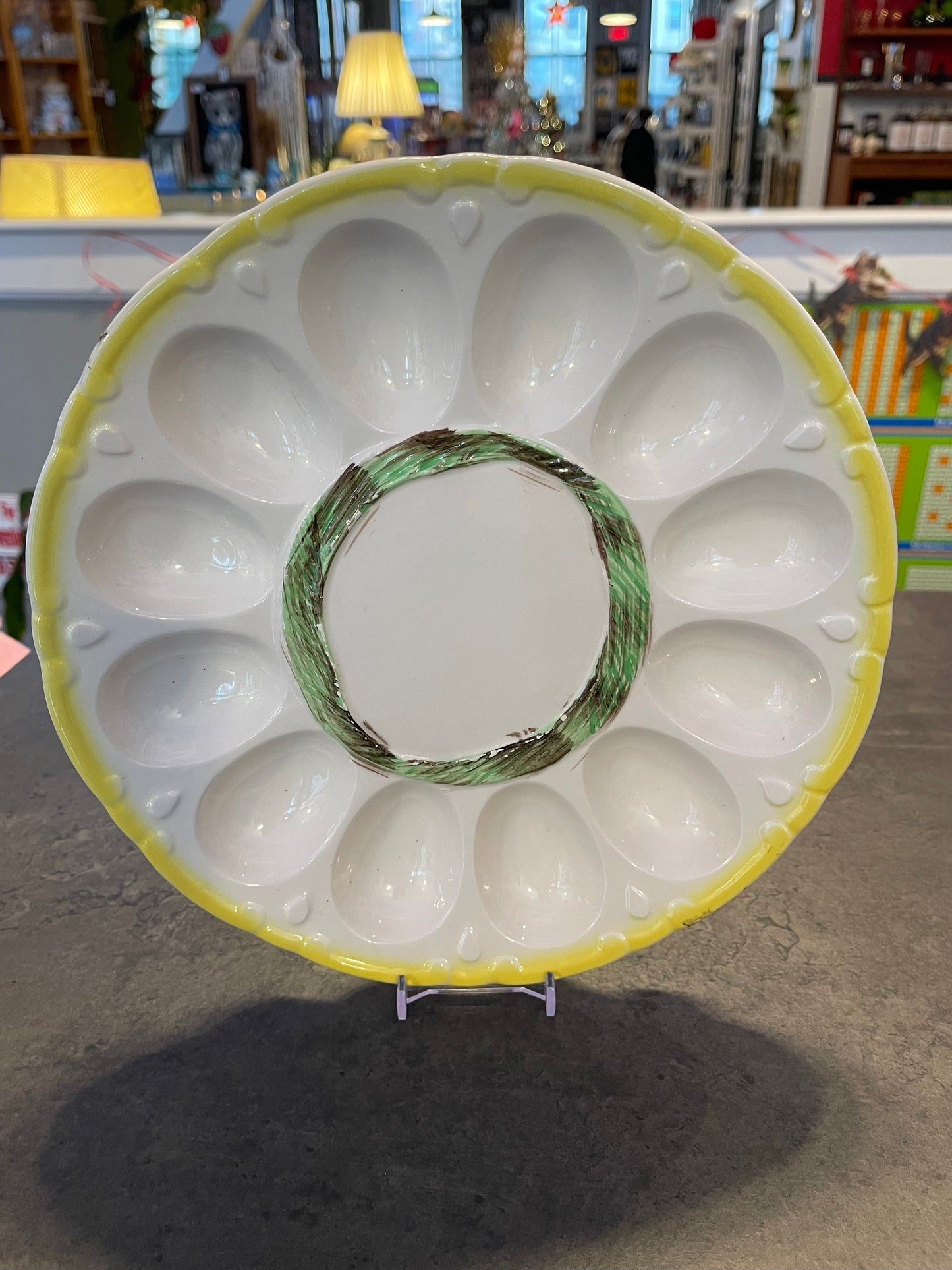 Deviled Egg Dish with Shakers