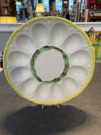 Deviled Egg Dish with Shakers