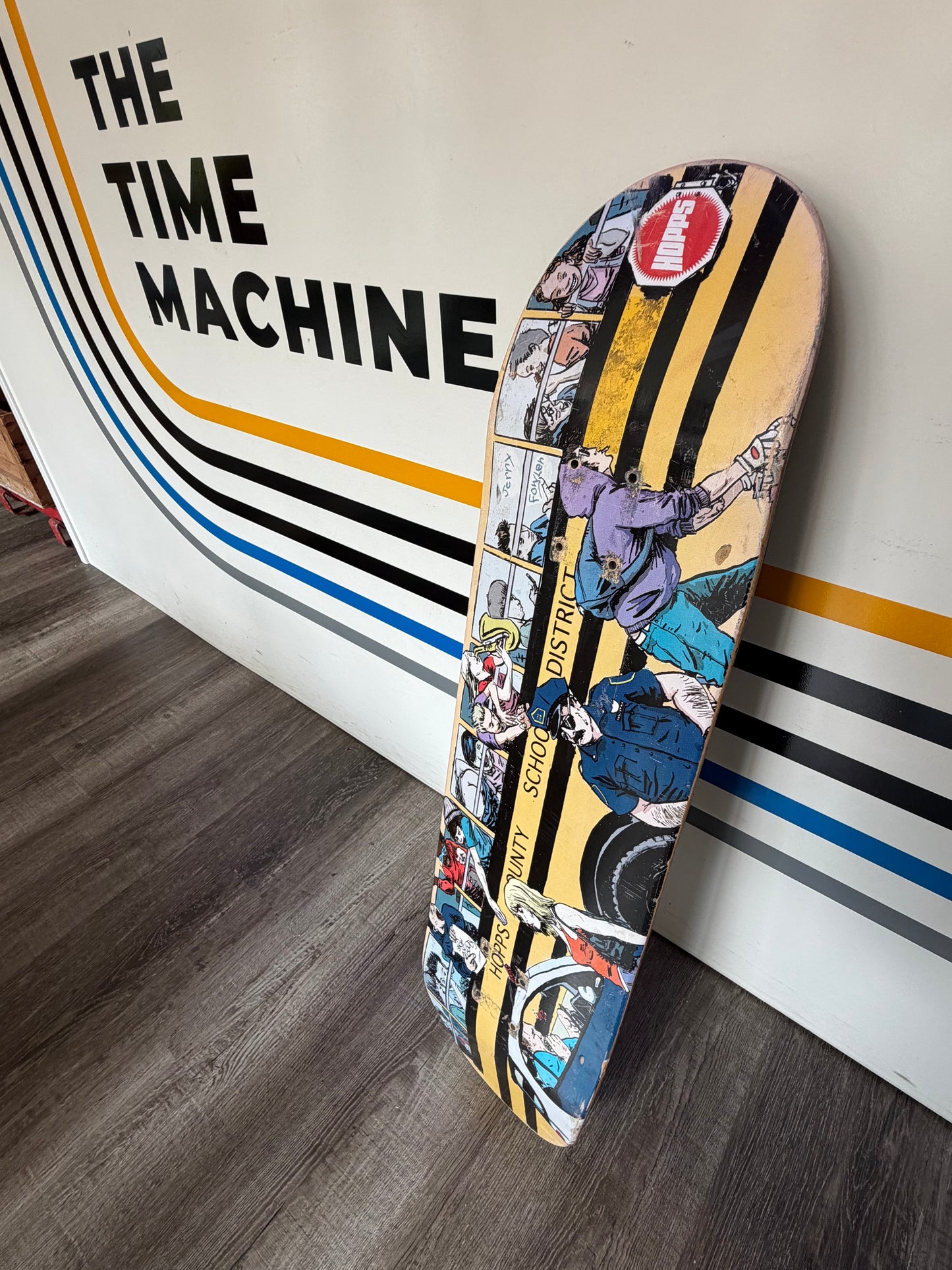 Skateboard Deck - Hopps County School District - Vintage